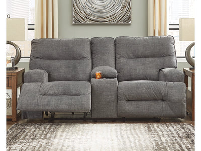 Coombs Manual Reclining Loveseat with Console