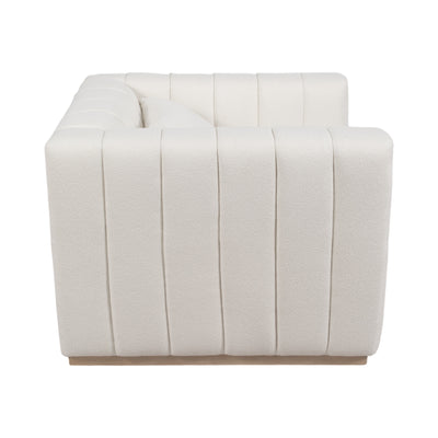 40" Andreeva Tufted Accent Chair, Ivory