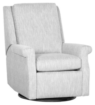 Greek Key Arm Manual Swivel Glider Recliner