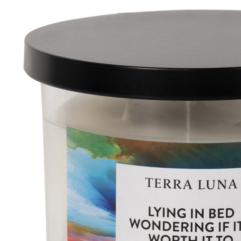 4" 12 Oz Lying In Bed Lidded Candle