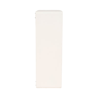 24" Rectangle Rough Finish Wall Shelf, White