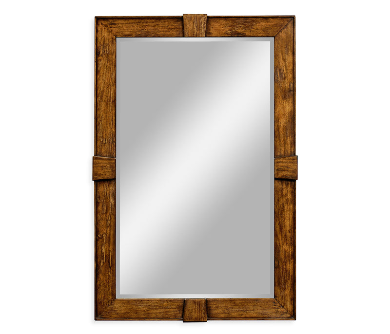 JC Edited - Casually Country Collection - Country Walnut Rectangular Mirror