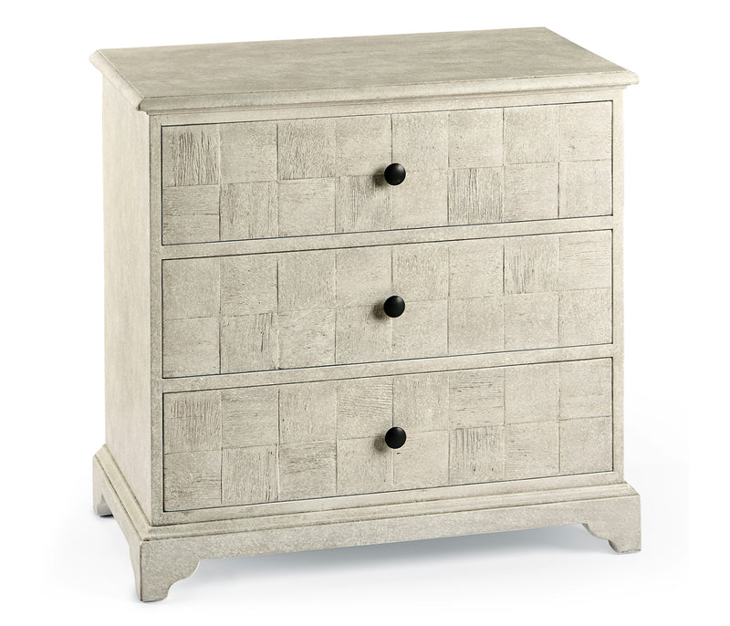 JC Edited - Casually Country Collection - Whitewash Driftwood Small Chest of Drawers