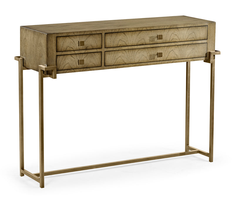 JC Edited - Simply Elegant Collection - Chestnut Rectangular Console Table