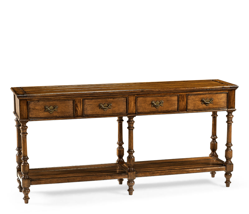 Country Farmhouse Collection - Planked walnut double sideboard