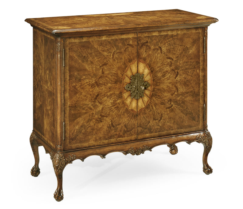 Windsor Collection - Flaming Light Walnut Side Cabinet