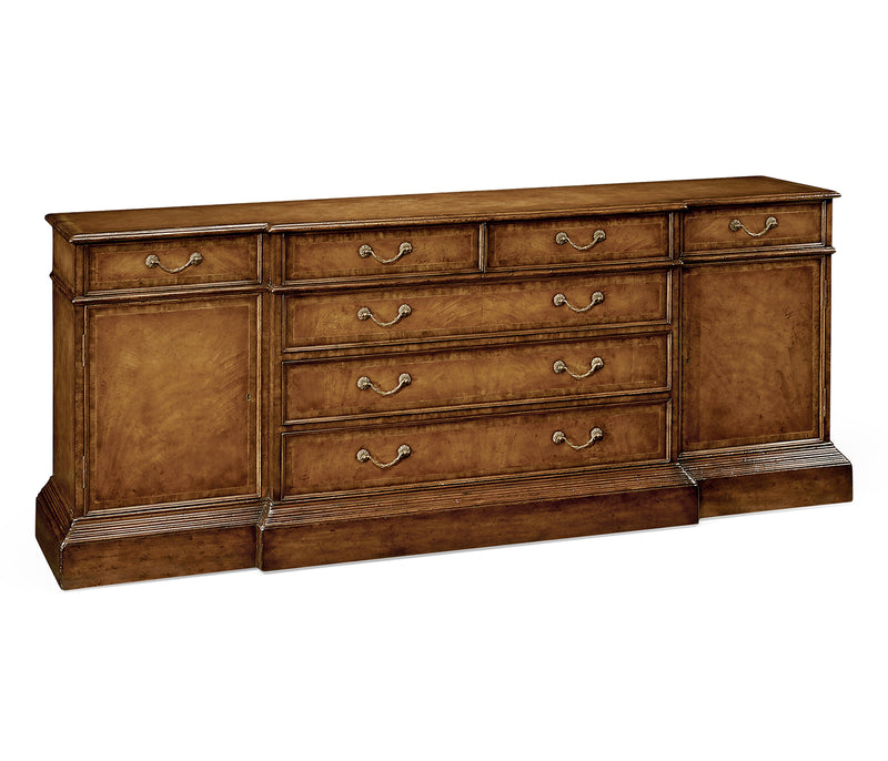 Windsor Collection - Walnut office sideboard with hanging file storage