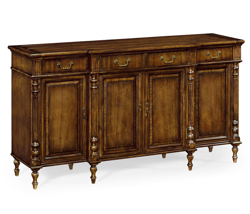 Country Farmhouse Collection - Traditional Breakfront Credenza