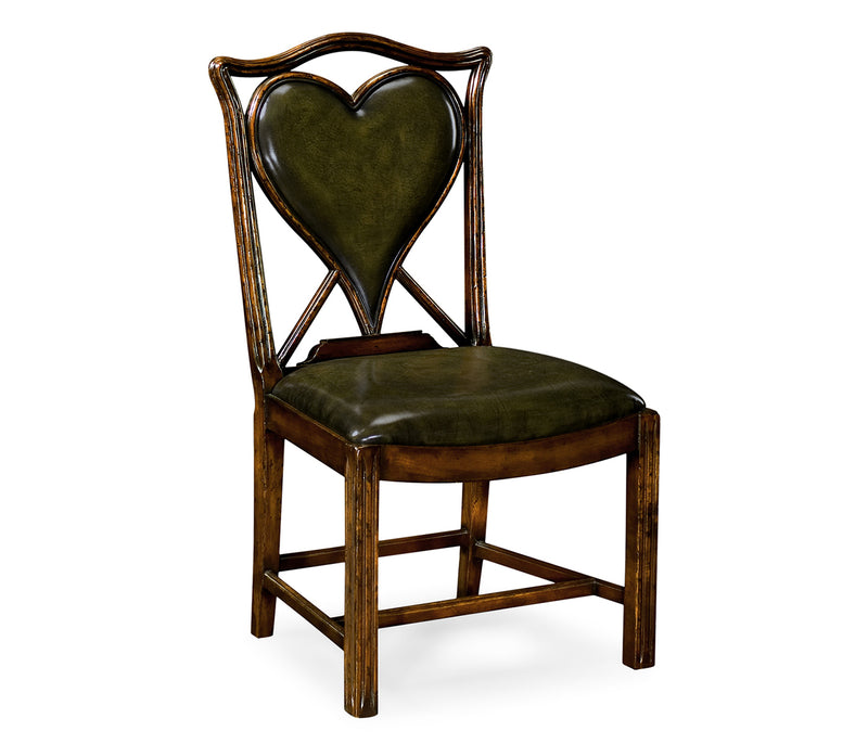 Windsor Collection - Playing Card "Heart" Side Chair