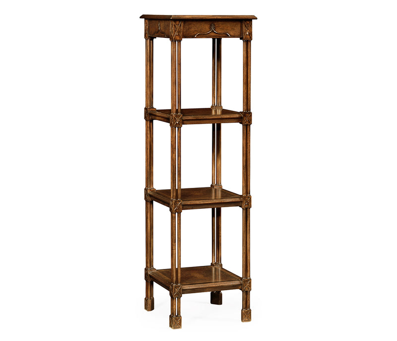 Tribeca Collection - Chippendale Gothic Four-Tier Étagère