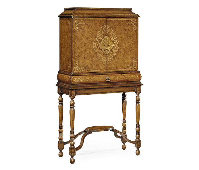 La Rochelle Collection - Walnut & Seaweed Collectors Cabinet