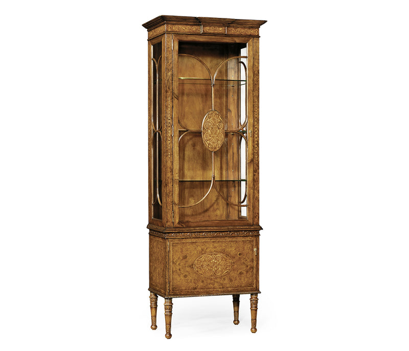 La Rochelle Collection - Narrow Seaweed Display Cabinet