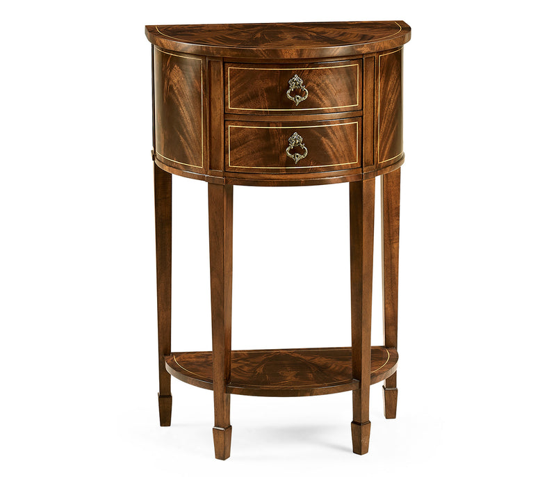 Buckingham Collection - Demilune Lamp Table