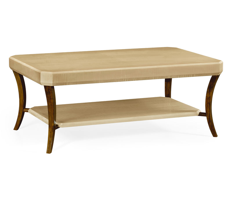 JC Modern - Opera Collection - Art Deco Rectangular Coffee Table