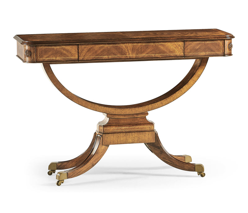 Windsor Collection - Biedermeier Crotch Walnut Side Table