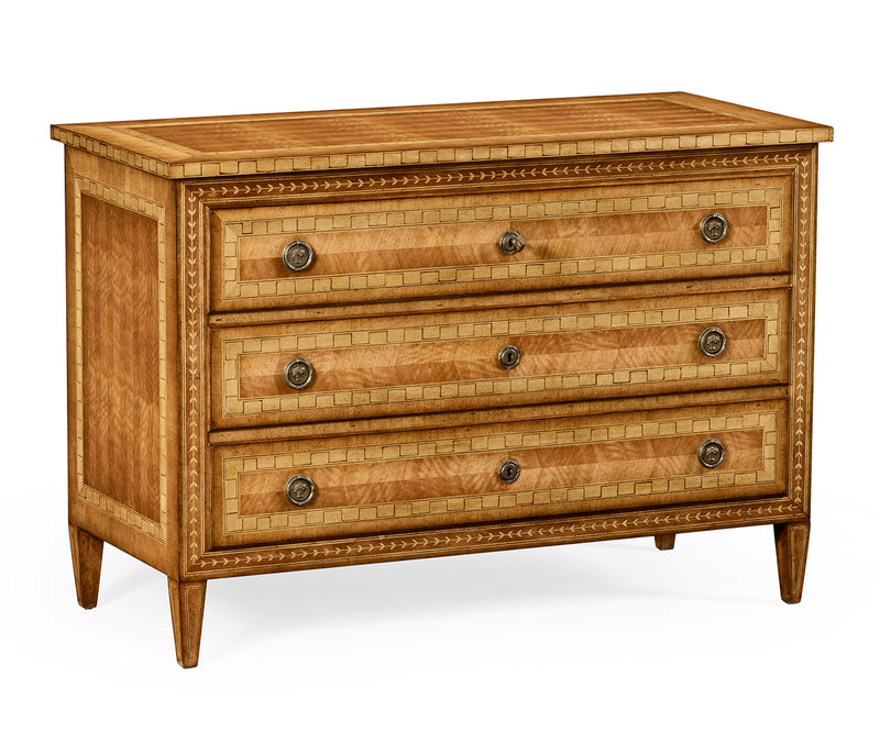 Versailles Collection - Satinwood directoire large chest of drawers