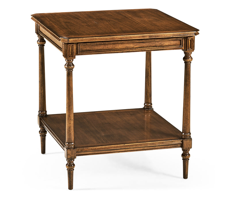 Country Farmhouse Collection - Victorian style walnut side table