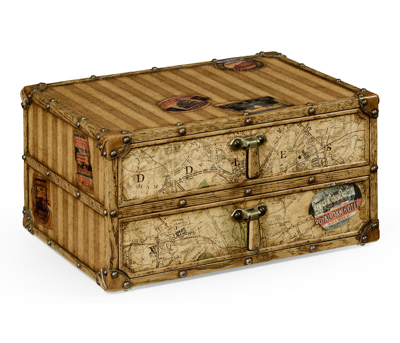 JC Edited - Voyager Collection - Travel Trunk Style Desktop Chest