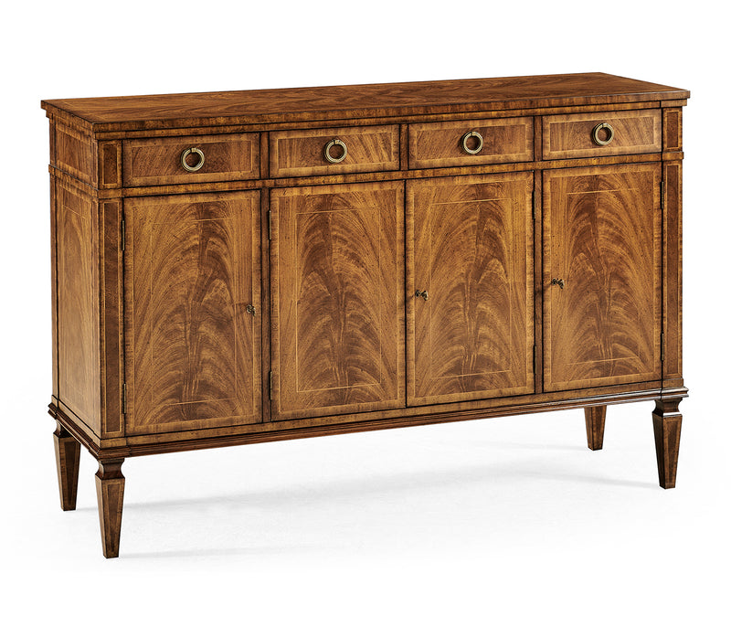 Windsor Collection - Windsor Regency Crotch Walnut Sideboard