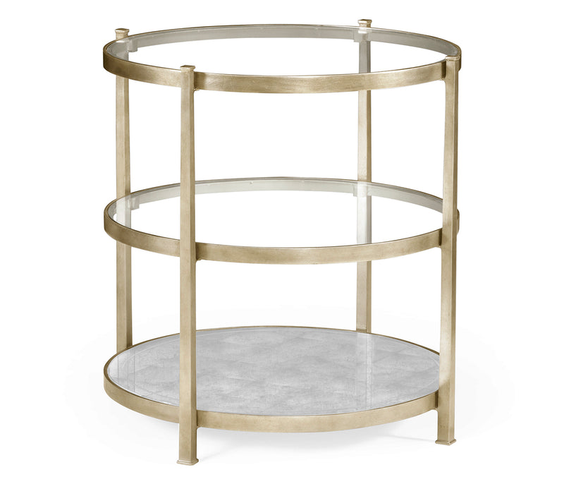 JC Modern - Luxe Collection - Silver Three Tier Table