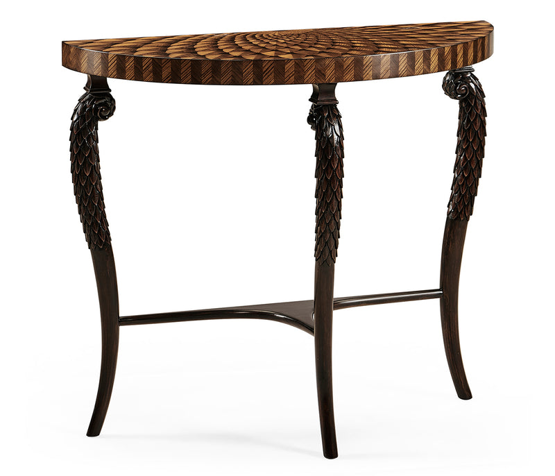 JC Modern - Icarus Collection - Feather Inlay Hand Carved Console