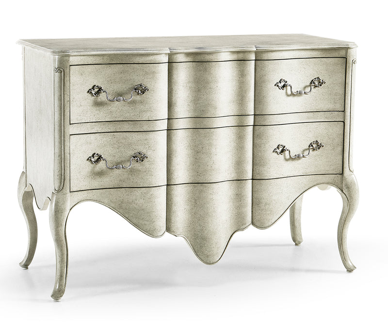 Country Farmhouse Collection - Peble grey - French provincial style chest of drawers