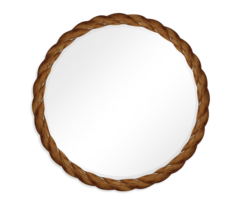 JC Modern - Twist Collection - 45" Walnut Twisted Mirror