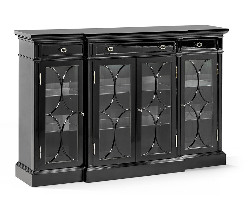 Madison Collection - Madison Four Door Breakfront Display Cabinet