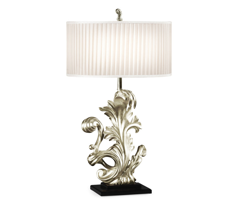 Versailles Collection - Silver gilded carved table lamp