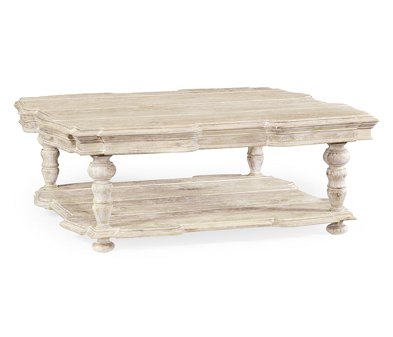 JC Edited - Artisan Collection - Square Limed Acacia Coffee Table