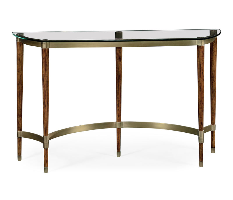 JC Modern - Cosmo Collection - Hyedua & Glass Console Table