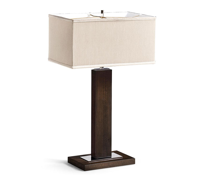 JC Modern - Belgravia Collection - Black Eucalyptus Rectangular Table Lamp