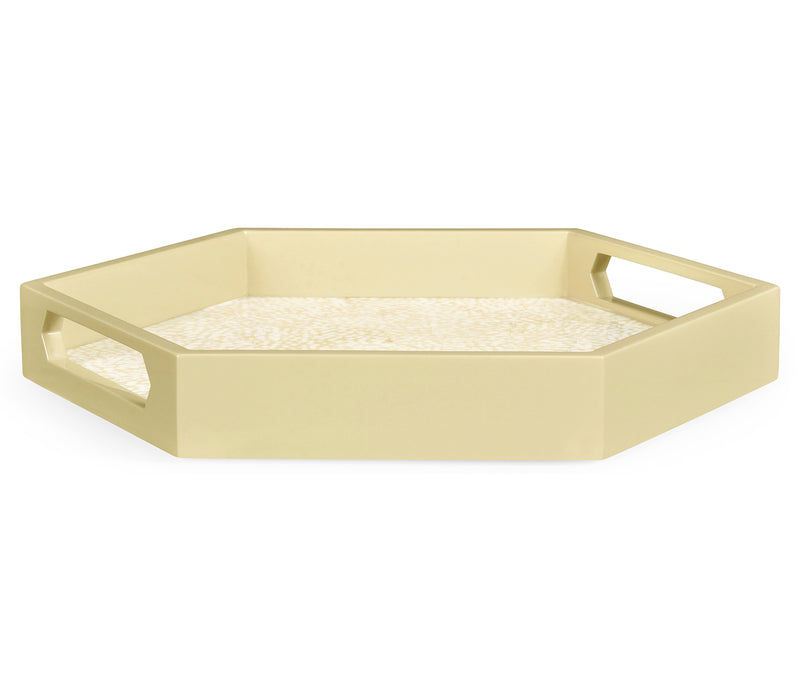 JC Modern - Indochine Collection - Hexagonal Eggshell Tray