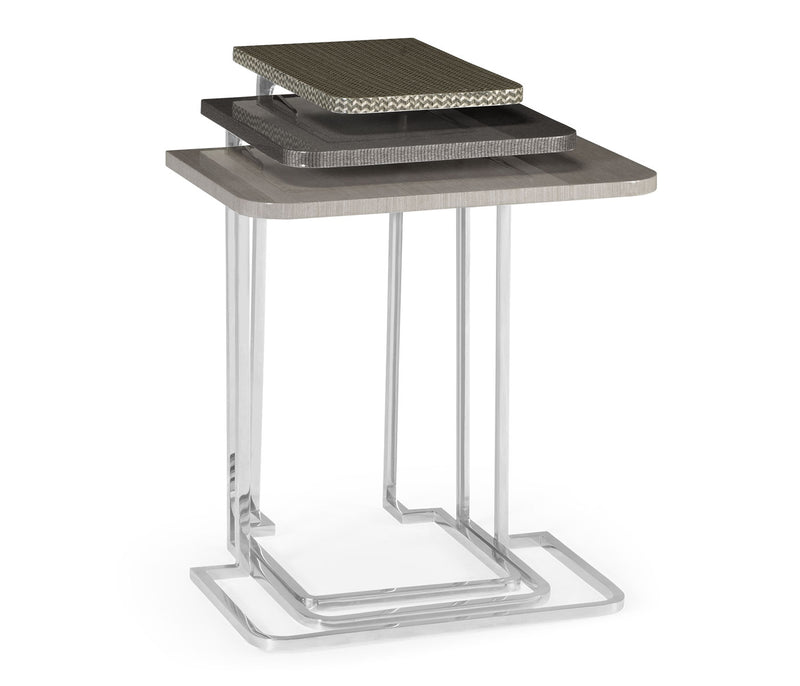 JC Modern - Eclectic Collection - Grey Italian Layer Nesting Tables