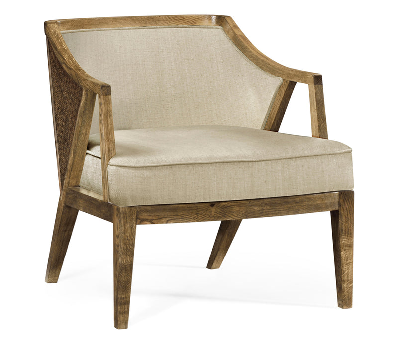 JC Modern - Langkawi Collection - Langkawa Oak & Rattan Occasional Chair