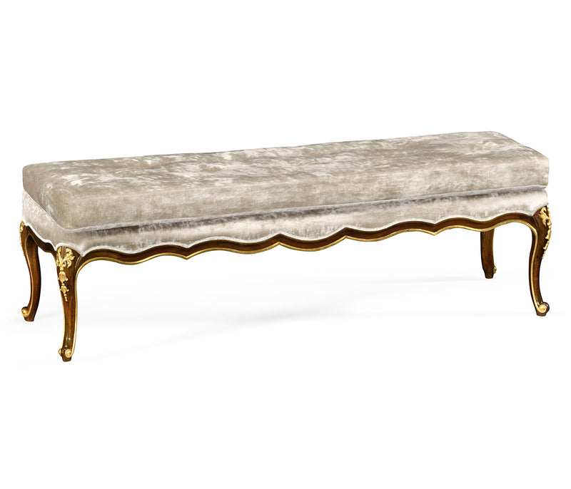 Monte Carlo Collection - Bench with Gilt Carved Detailing