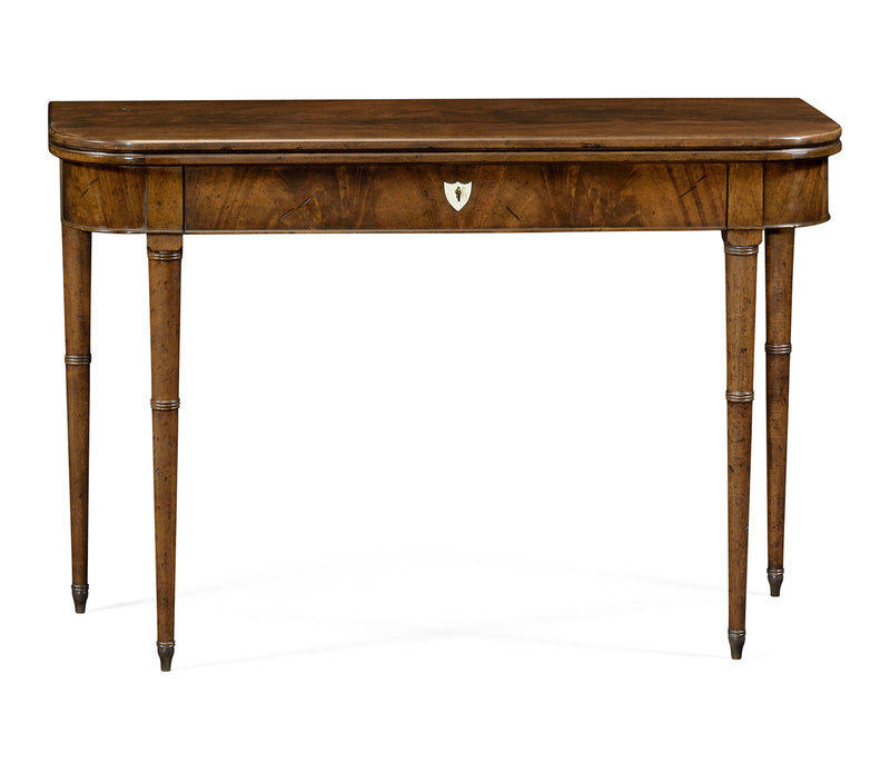 Brompton Collection - Brown mahogany lift top console table