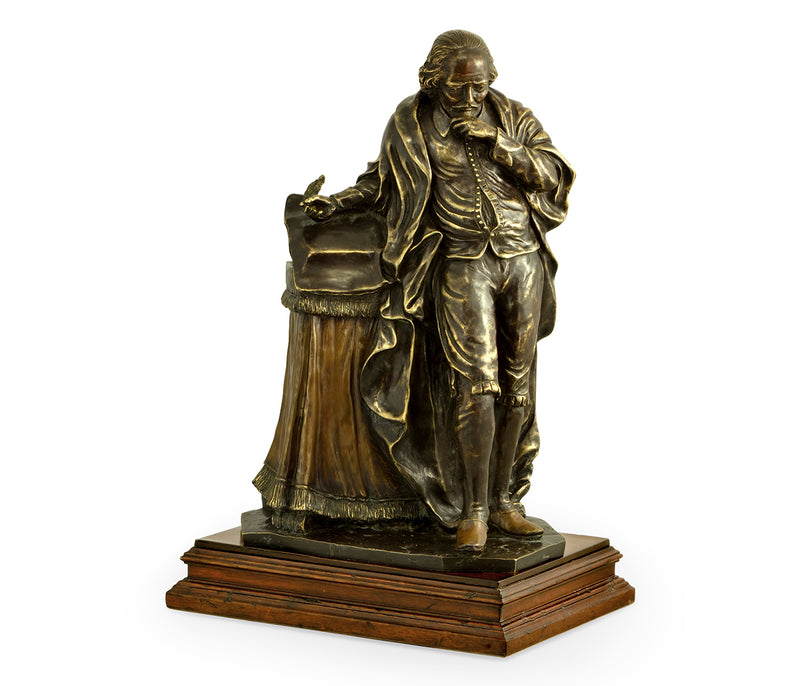 Curated Collection - Bronze Shakespeare Statue