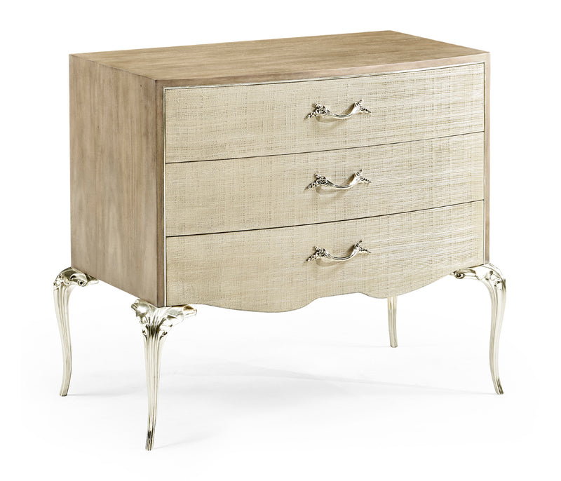 Rivoli Collection - Rivoli Walnut & Champagne Nightstand