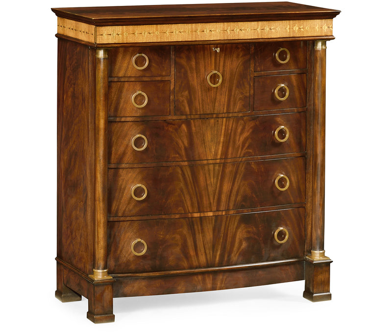 Chatsworth Collection - Mahogany biedermeier high chest