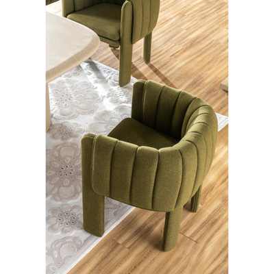 Opulent oasis Beige Dining Chair W68.5