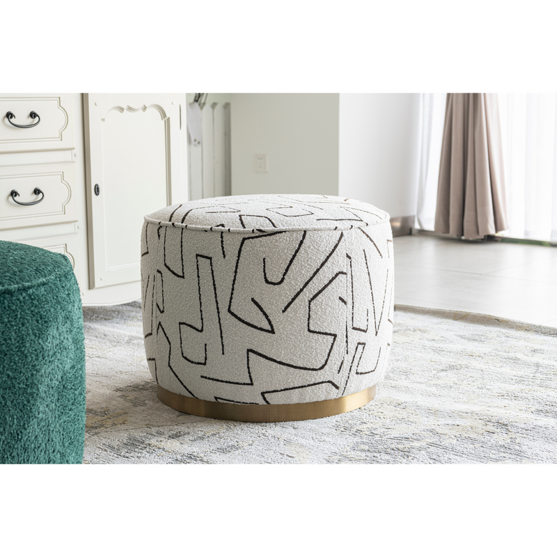 Roots Boucle Ottoman