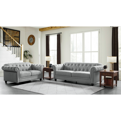 Emilia Grey Loveseat W174