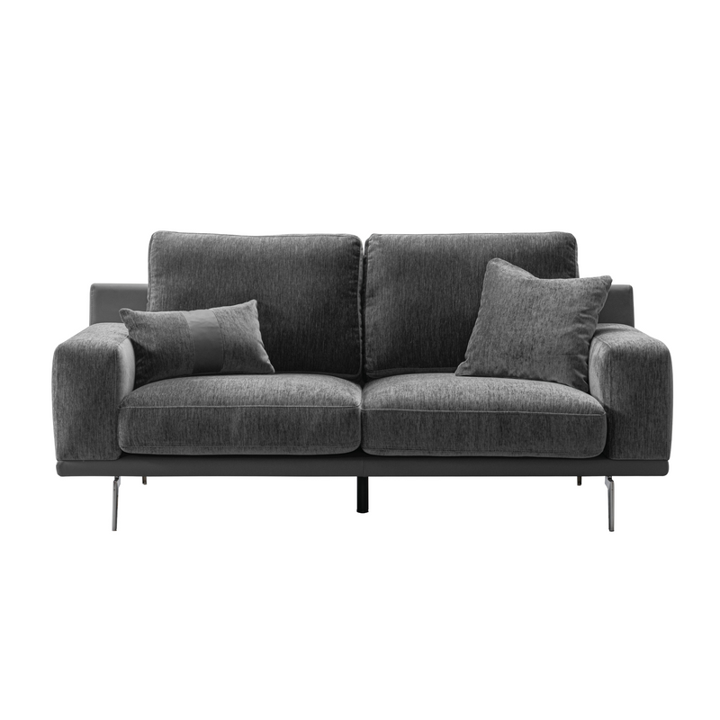 Whisper Soft Black Sofa Set