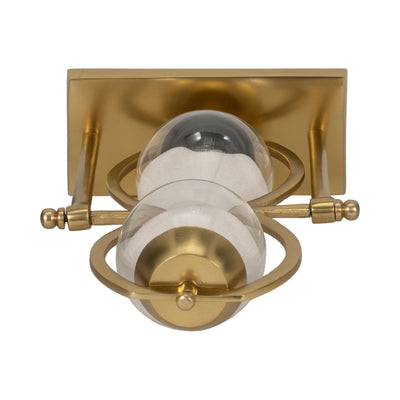 11"h Gold Metal Sandtimer