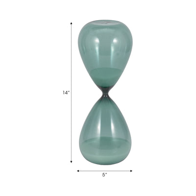 14" Bombora Small Teal Hourglass