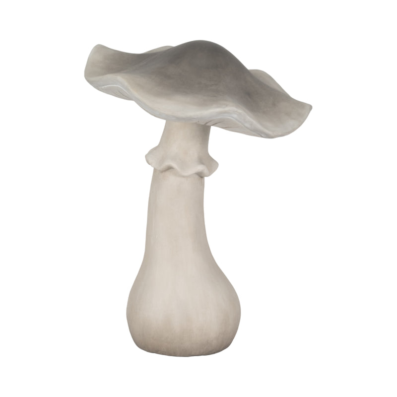 28" Garden Mushroom, Grey