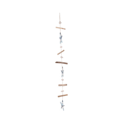 DRIFTWOOD, 39"L STAR HANGINGS, MULTI