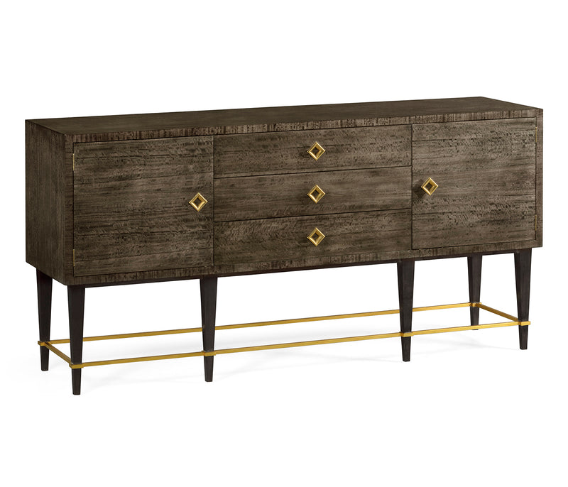 JC Modern - Eclectic Collection - Smoked Grey Figured Eucalyptus Buffet