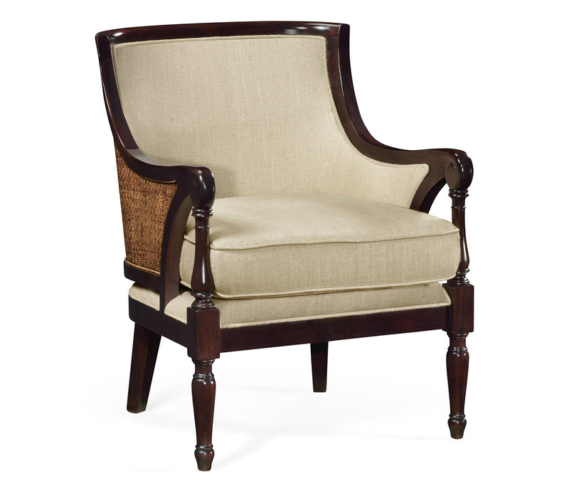 JC Modern - Langkawi Collection - Langkawi Curved Rattan Back Occasional Chair